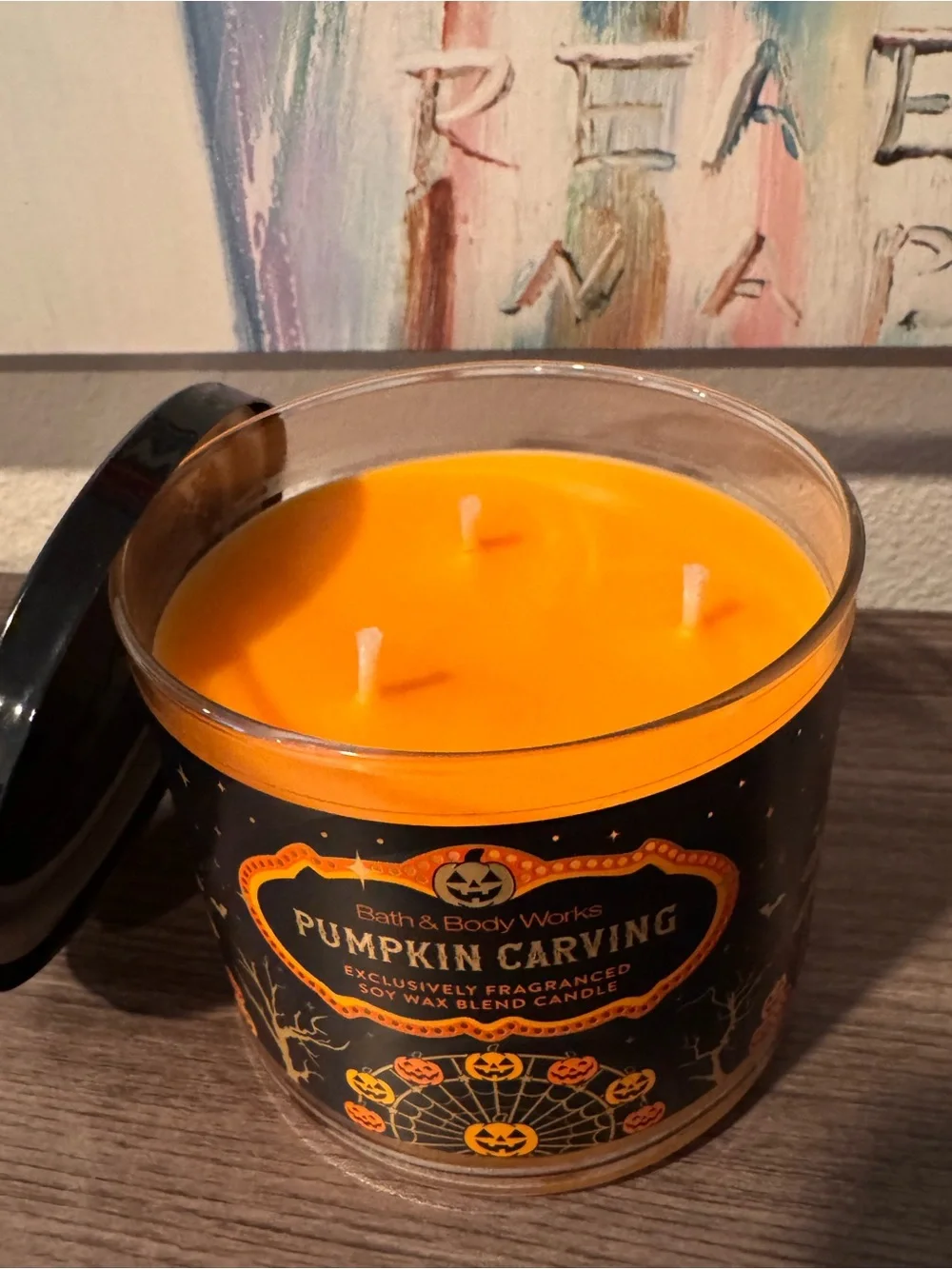 Pumpkin Carving Candle